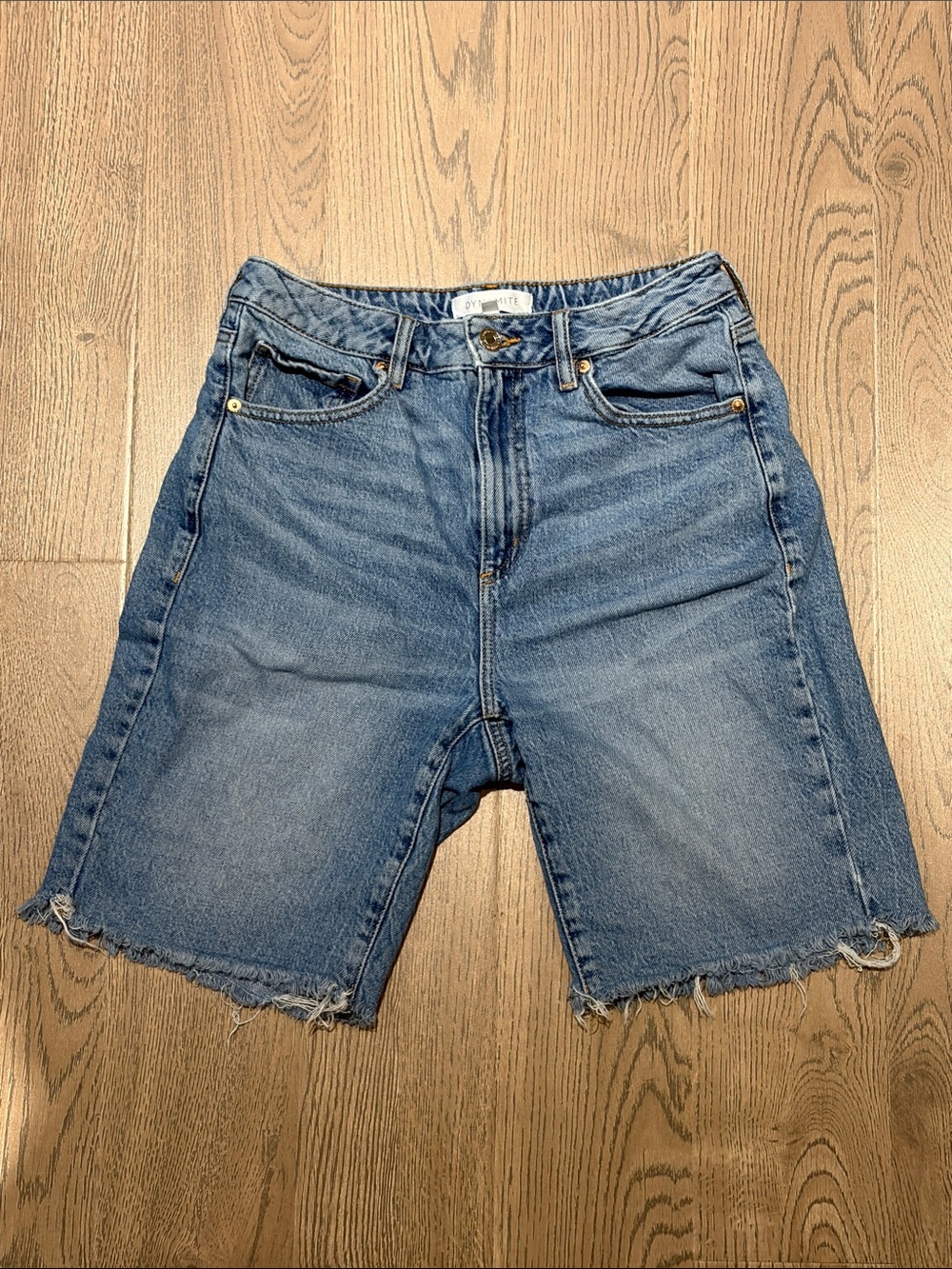 Dynamite Classic Blue Denim Cutoff Shorts